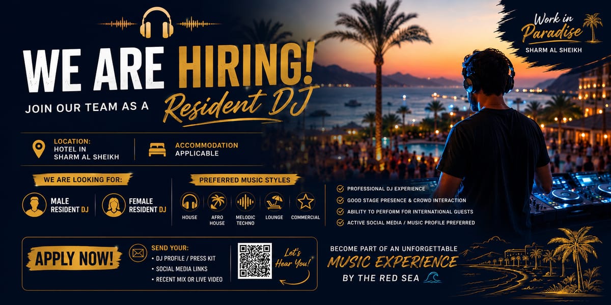 WE ARE HIRING 🎧