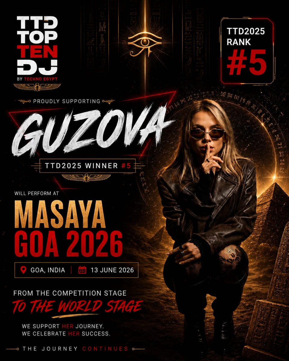 Guzova Joins Masaya Goa 2026 Lineup in India