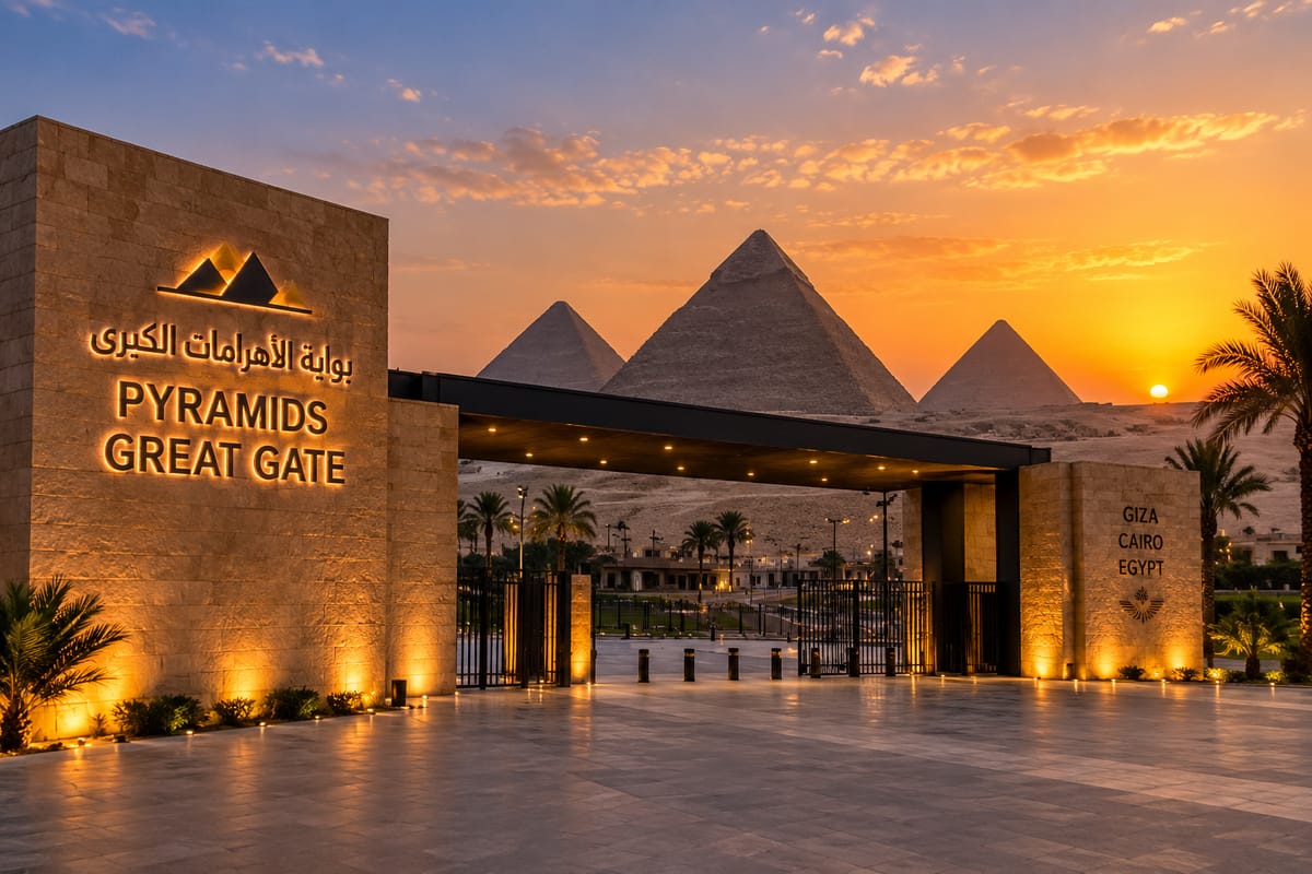 Pyramids of Giza,
