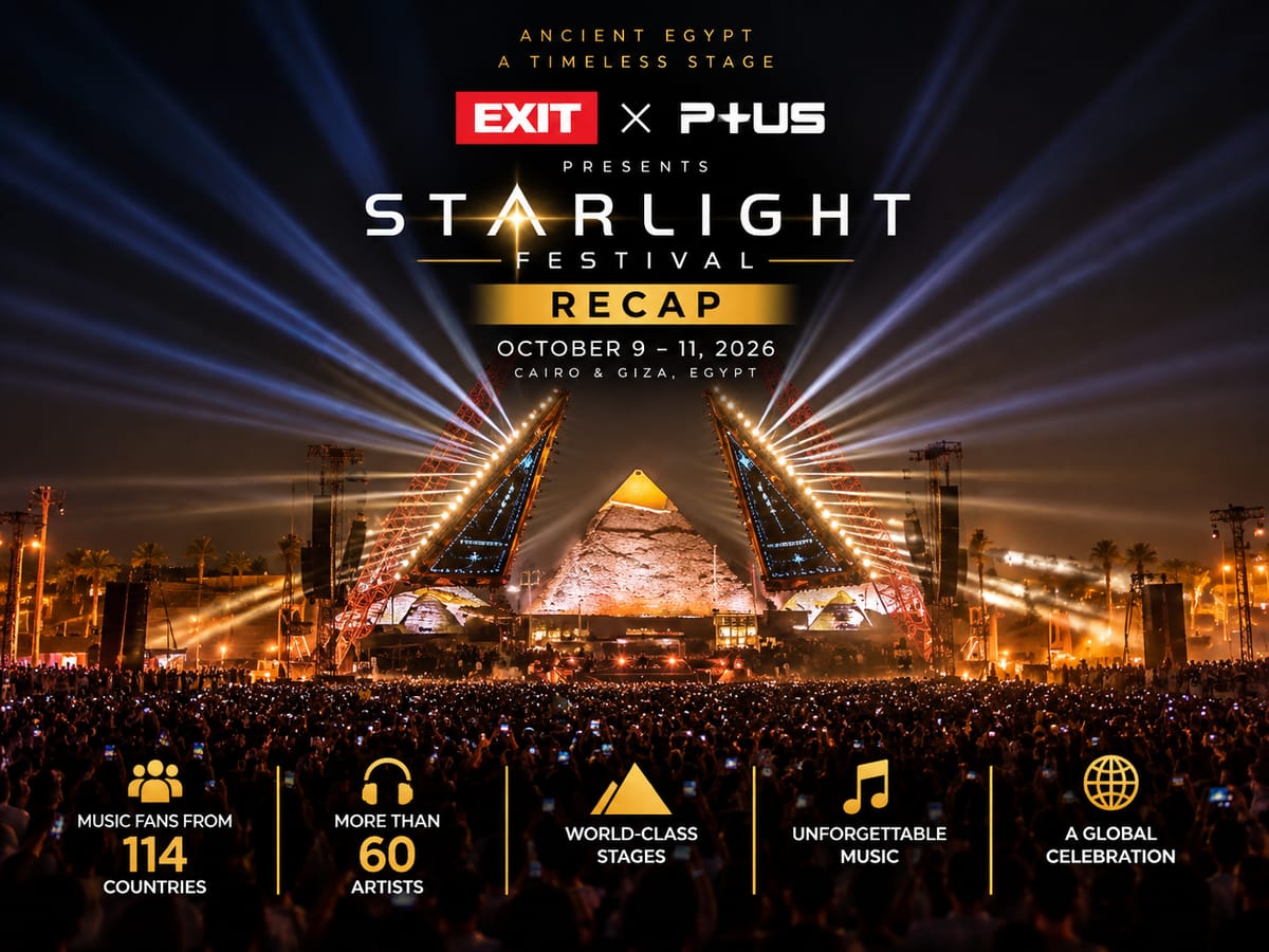 Starlight Festival Makes History at the Great Pyramids of Giza ✨